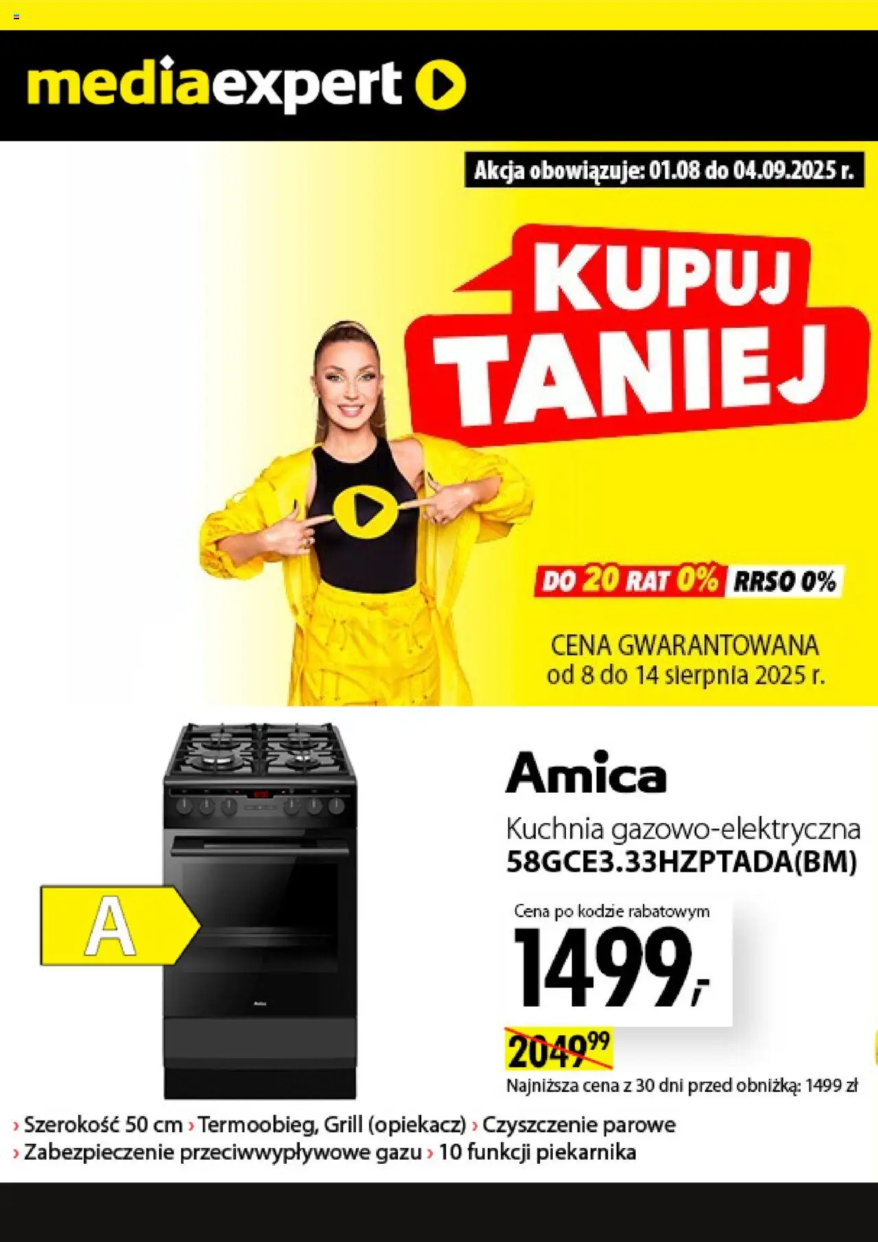 Mediaexpert promocje od 08.08.2025 | Strona: 5 | Produkty: Grill, Opiekacz