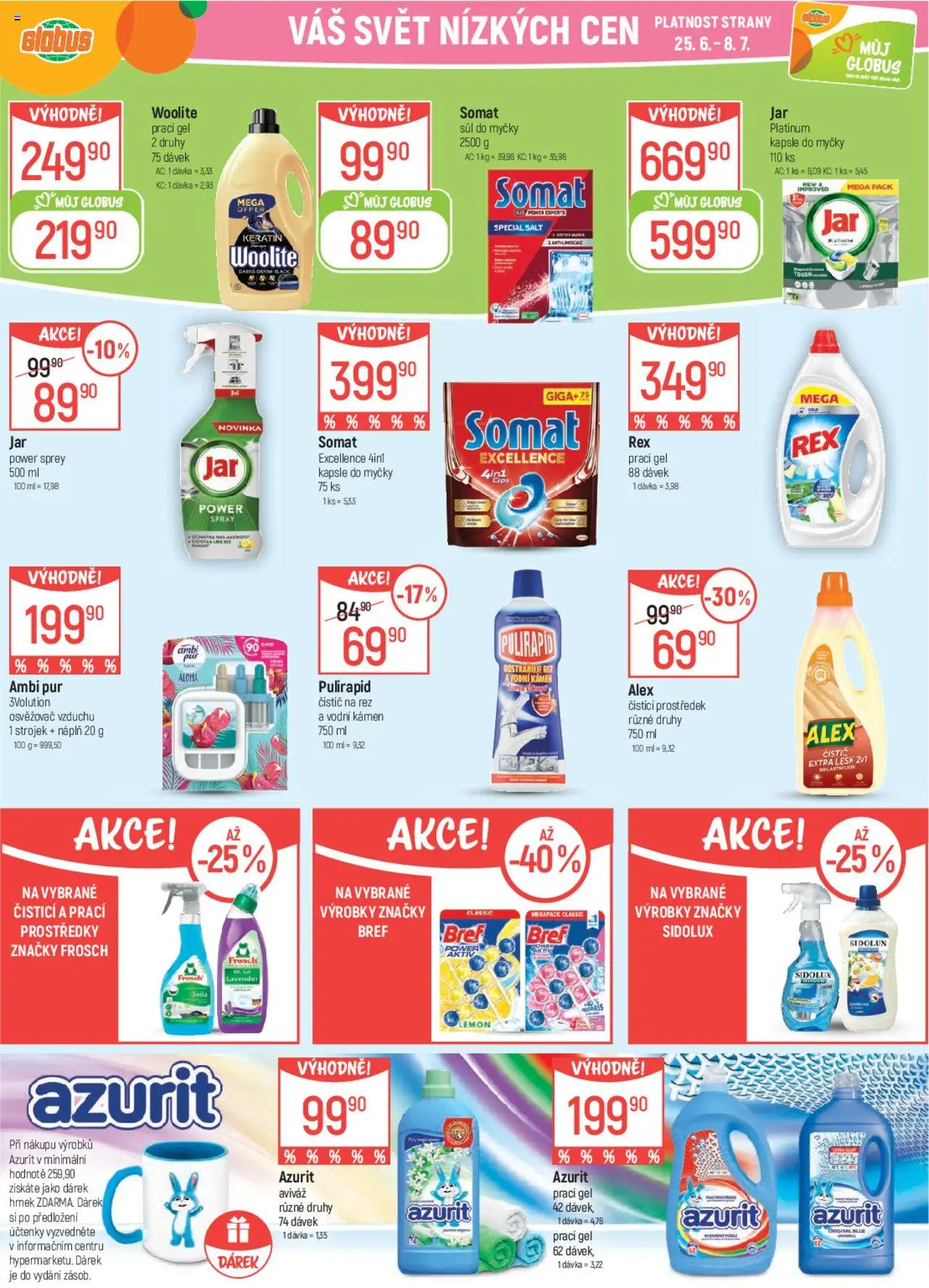 Globus leták od 25.06.2025 | Strana: 31 | Produkty: Jar kapsle, Sůl do myčky, Sidolux, Jar platinum