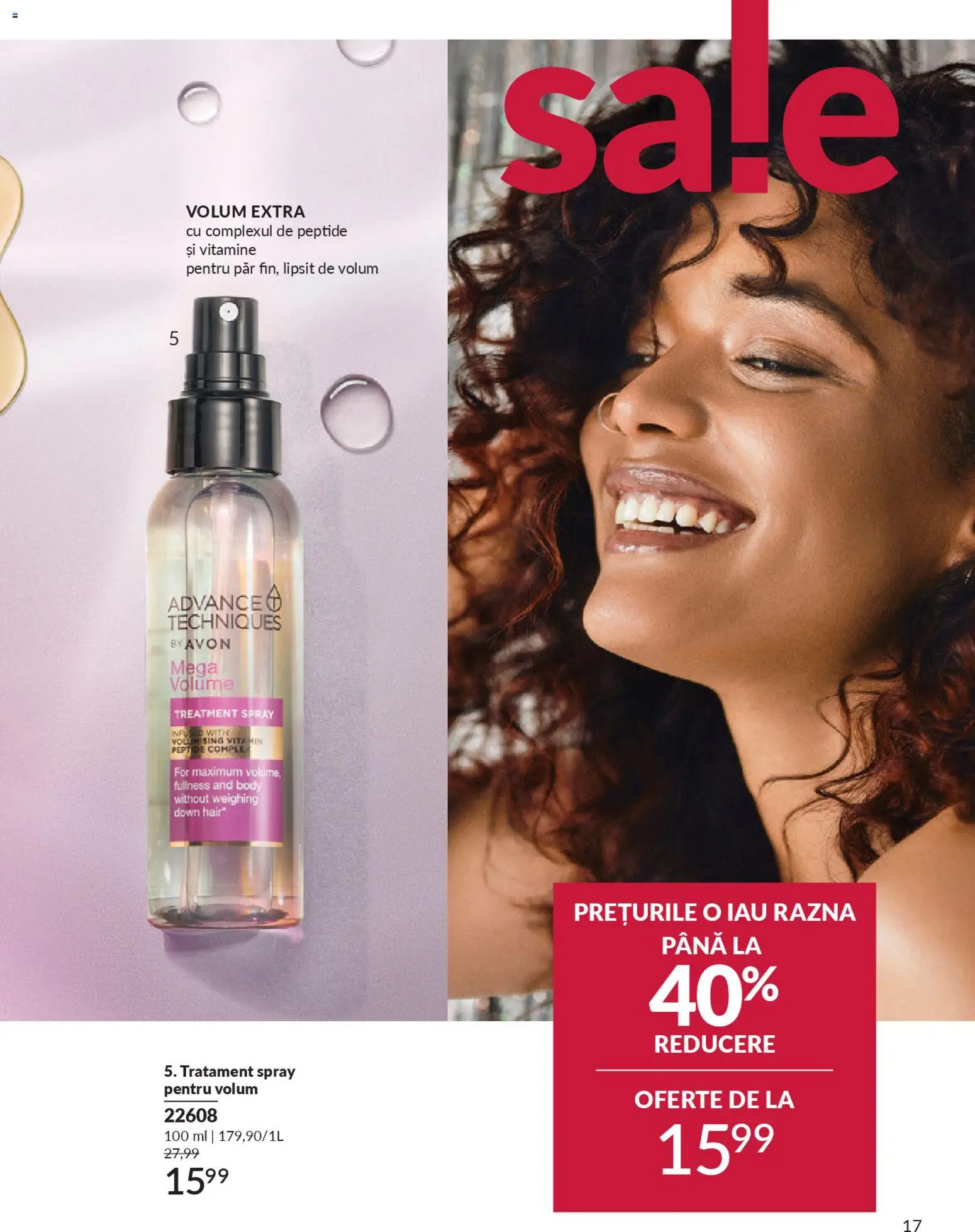 Noul catalog Avon – valabil de la 01.01.2026 | Pagină: 19 | Produse: Vitamine pentru păr, Body