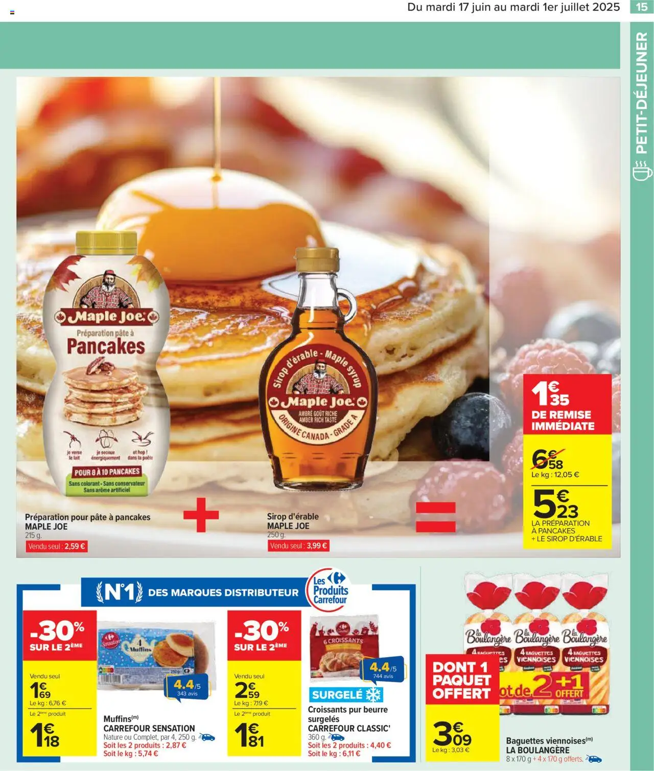  | Page: 17 | Produits: Muffins, Poêle, Beurre