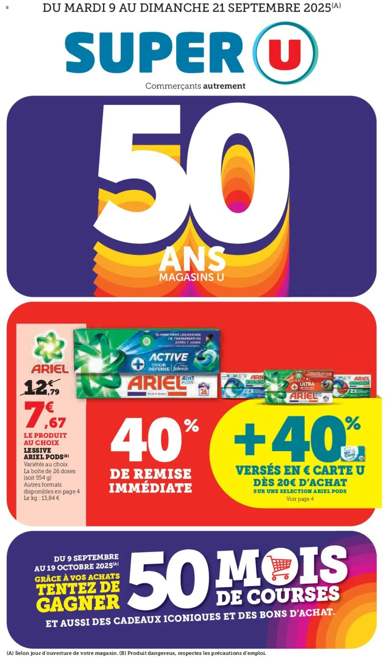  | Page: 1 | Produits: Ariel, Lessive Ariel, Lessive