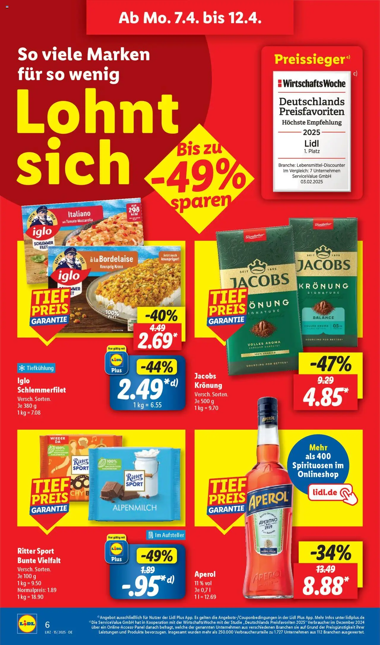 Lidl Prospekt (ab 07.04.2025) » Angebote online