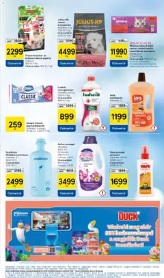 Tesco akciós ujság - amely érvényes a következő dátumtól: 17.07.2025 | Oldal: 27 | Termékek: Kullancsriasztó, Mosógél, Mosogatószer, Mangó