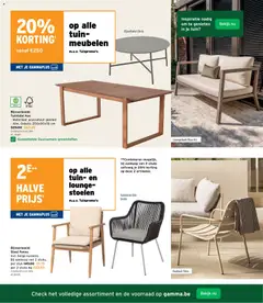 GAMMA folder - Voorbeeld van een folder van GAMMA, geldig van 22.04.2026 | Pagina: 9 | Producten: Fauteuil, Kussens, Stoel