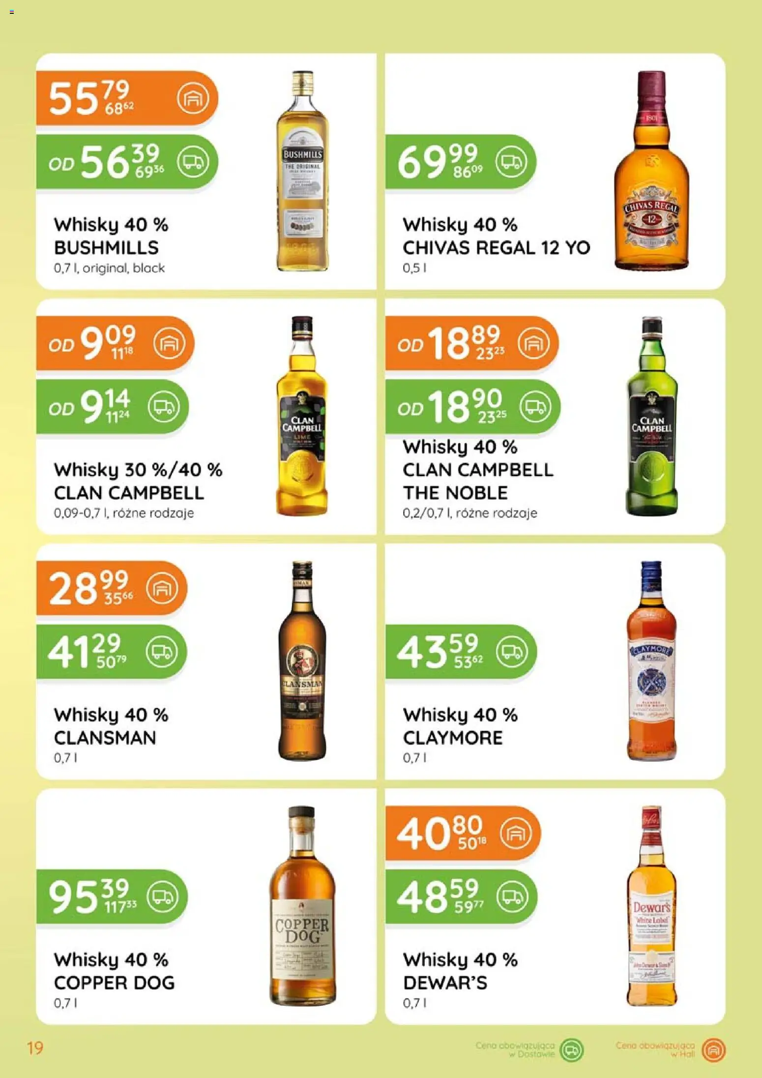 Eurocash gazetka - Katalog Alkoholowy od 01.03.2026 | Strona: 19 | Produkty: Chivas Regal, Regał, Whisky
