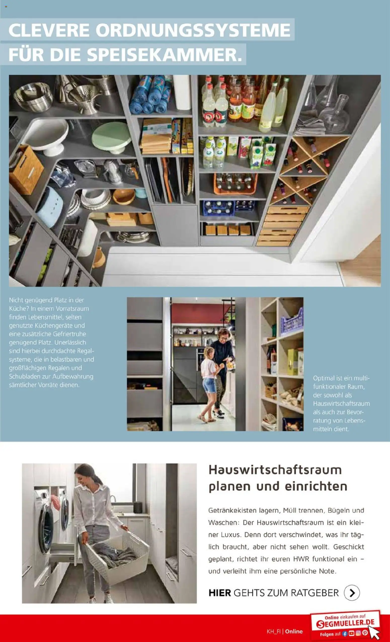 Segmüller Küchen Spezial – gültig ab 16.02.2021 | Seite: 21 | Produkte: Regal, Küche, Gefriertruhe