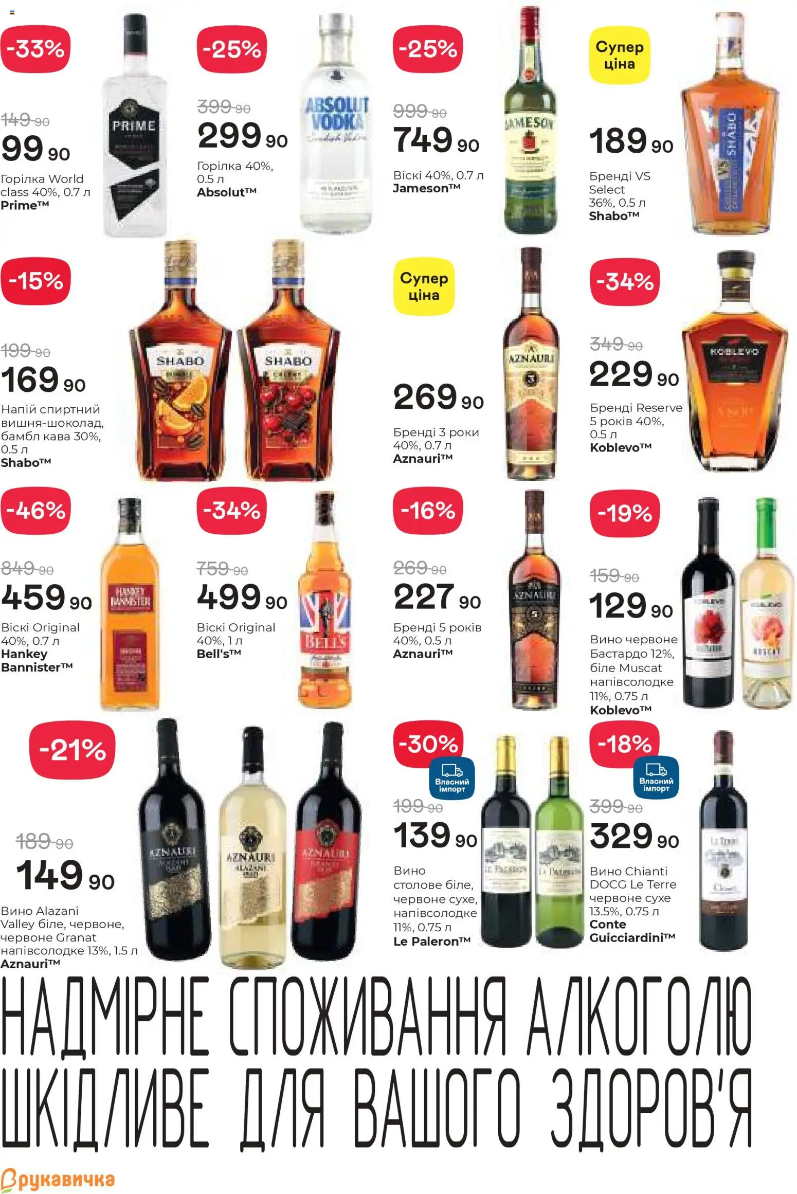 Рукавичка Kаталог - дійснийкції з 02.04.2026 | Сторінка: 21 | Товари: Кава, Вино, Горілка, Напій
