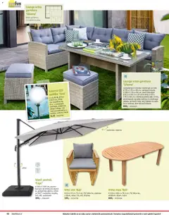 Bauhaus katalog akcije – veljaven od 22.04.2026 | Stran: 10 | Izdelki: Senčnik, Vrtni stol, Stol, Svetilka