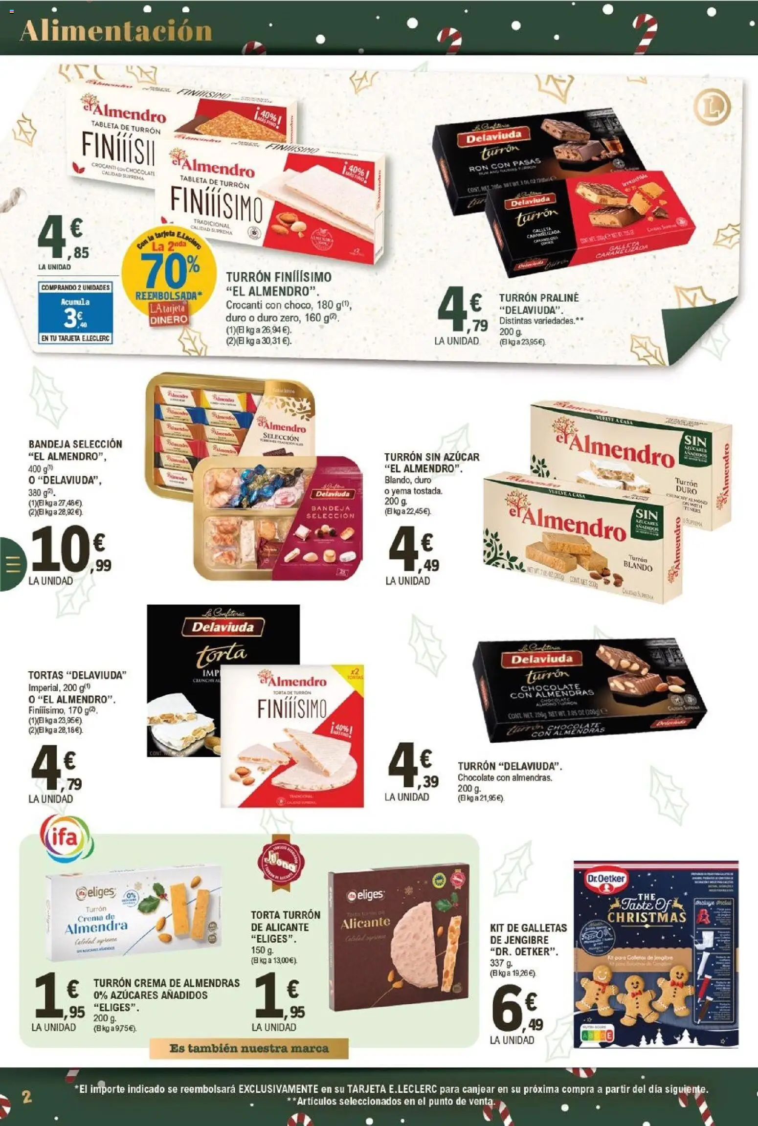 E.Leclerc folleto │ válido desde el 03.12.2025 | Página: 2 | Productos: Ron, Tableta, Galletas, Bandeja