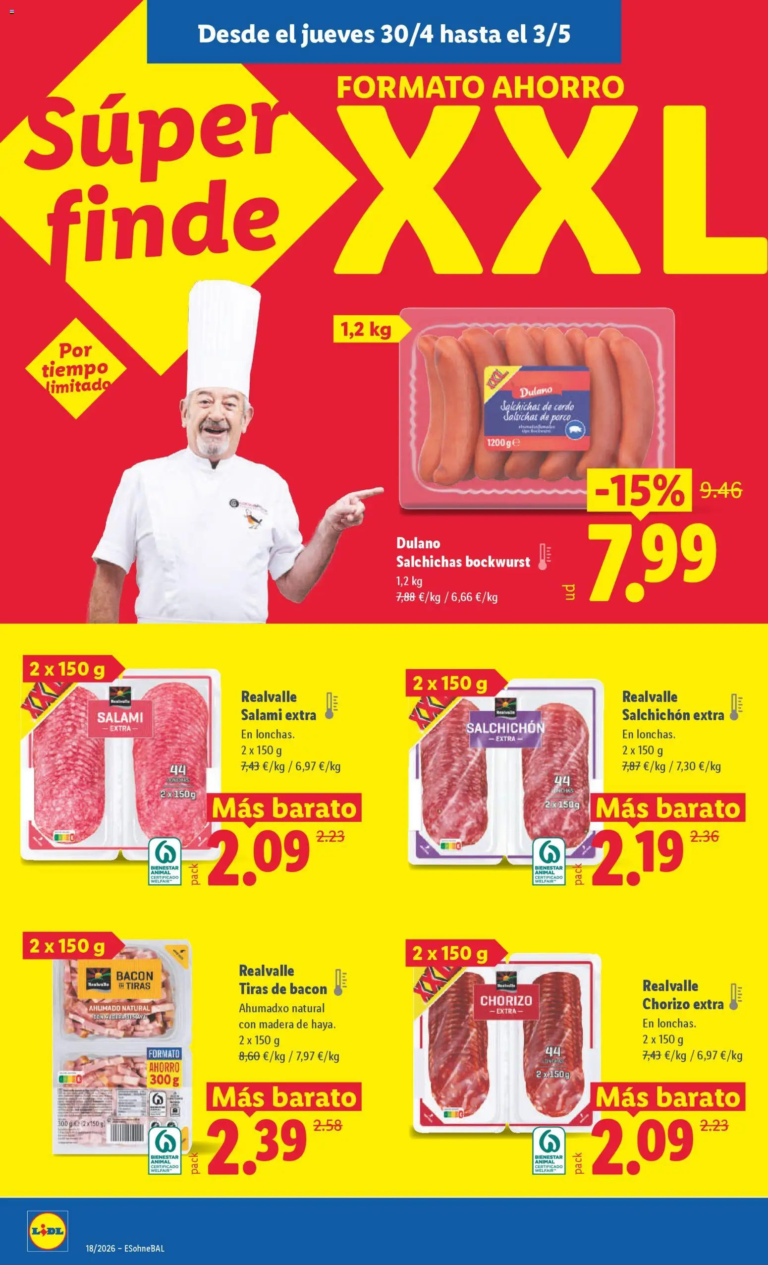 Lidl folleto │ válido desde el 27.04.2026 | Página: 32 | Productos: Cerdo, Salami