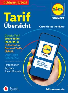 Lidl Connect ab 13.10.2025 gültig