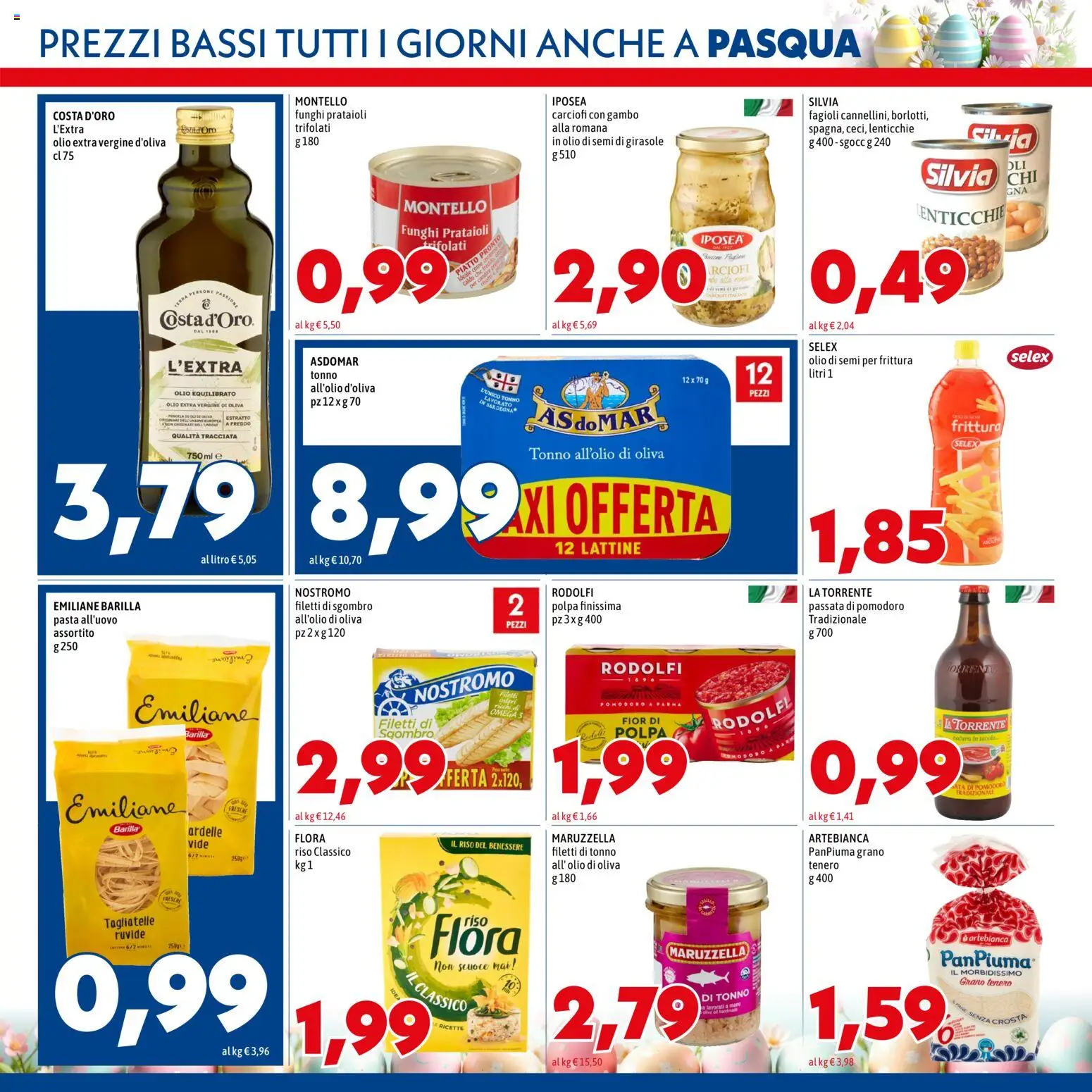 Volantino Mega del 26.03.2026 | Pagina: 9 | Prodotti: Riso, Funghi, Passata di pomodoro, Sgombro