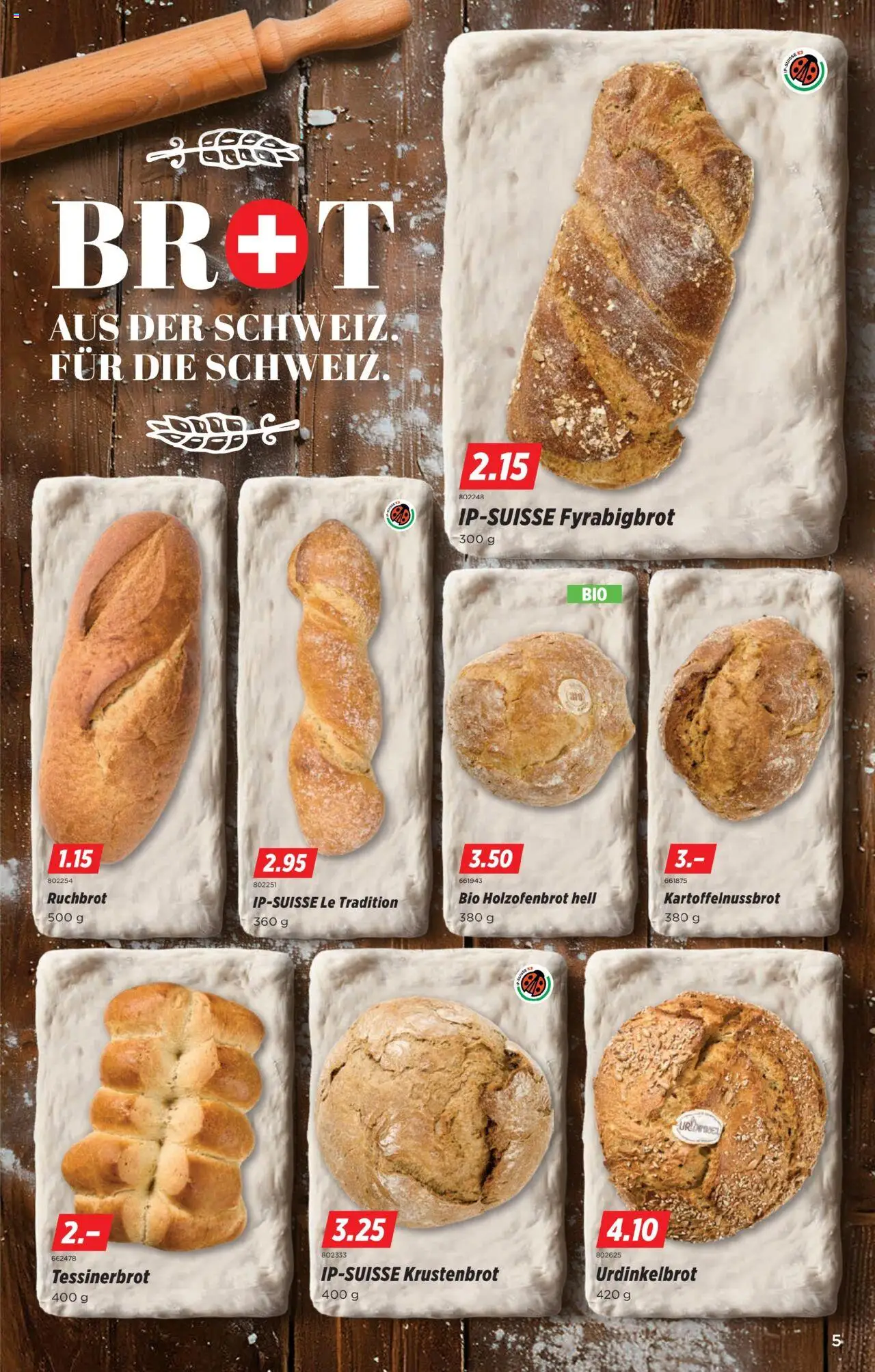 Denner Aktionen ab 19.08.2025 | Seite: 5 | Produkte: Brot