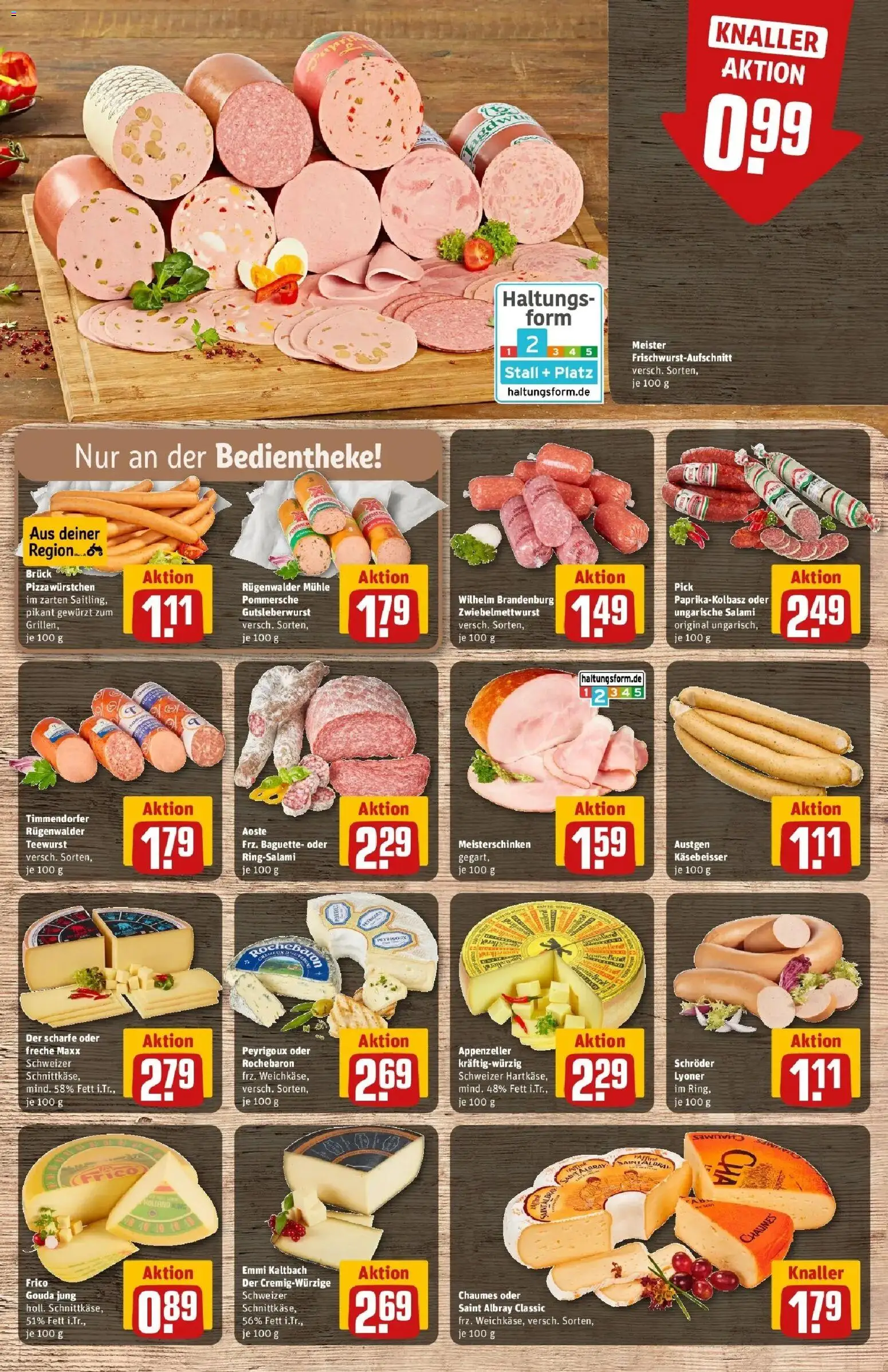 Rewe Prospekt Schiffweiler / Landsweiler	 – gültig ab 30.03.2026 | Seite: 11 | Produkte: Baguette, Paprika, Salami, Pizza