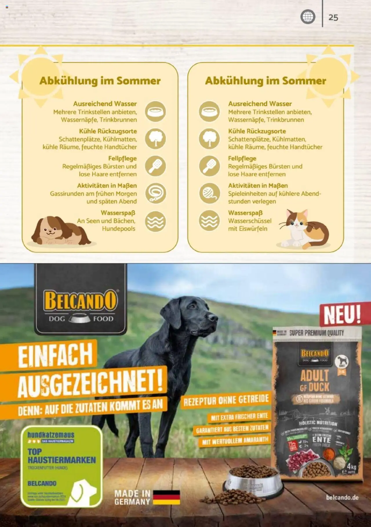 zookauf  Heimtier Journal - gültig ab dem 21.07.2025 | Seite: 25 | Produkte: Wasser, Getreide, Ente