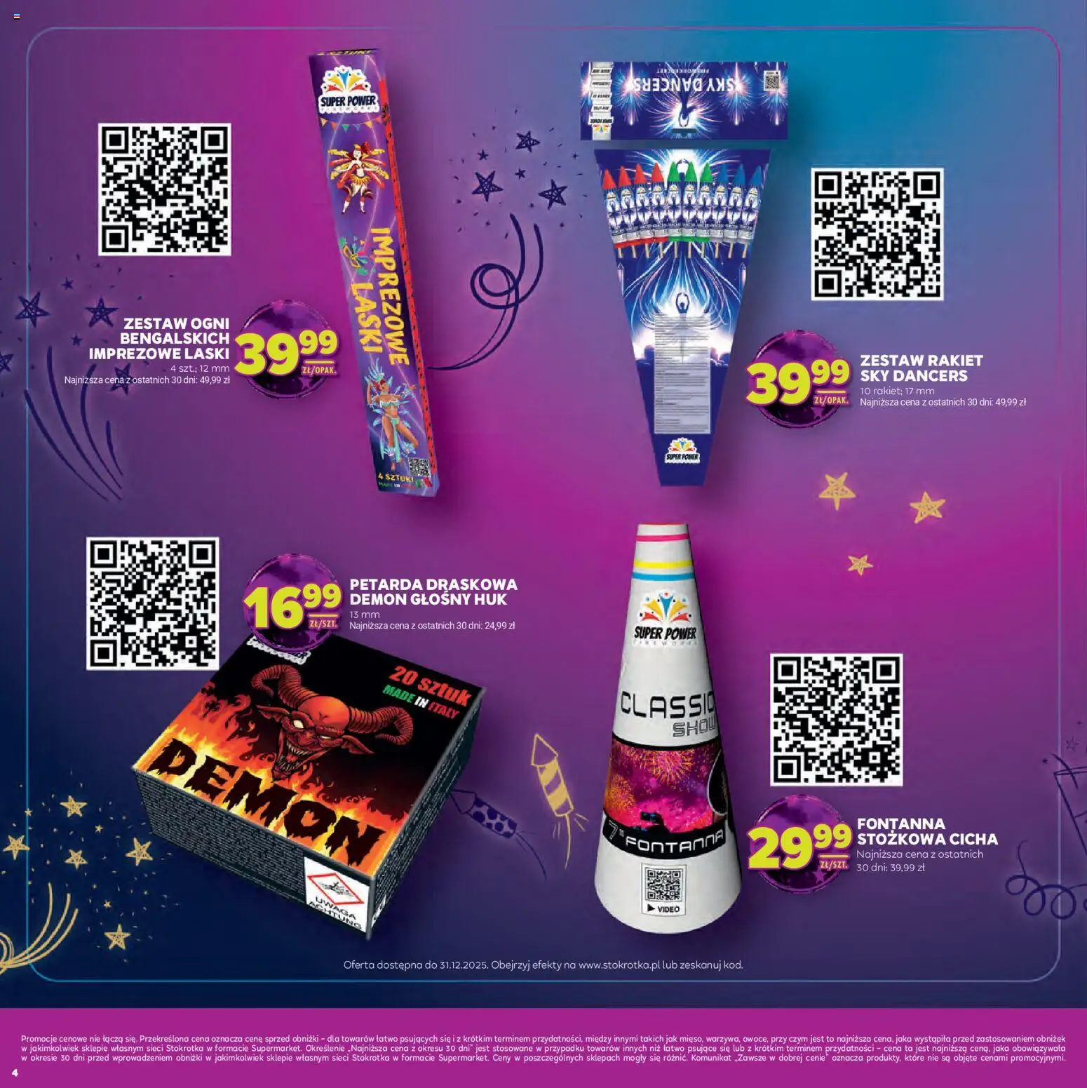 Stokrotka Gazetka - Sylwester od 30.12.2025 | Strona: 4 | Produkty: Stokrotka