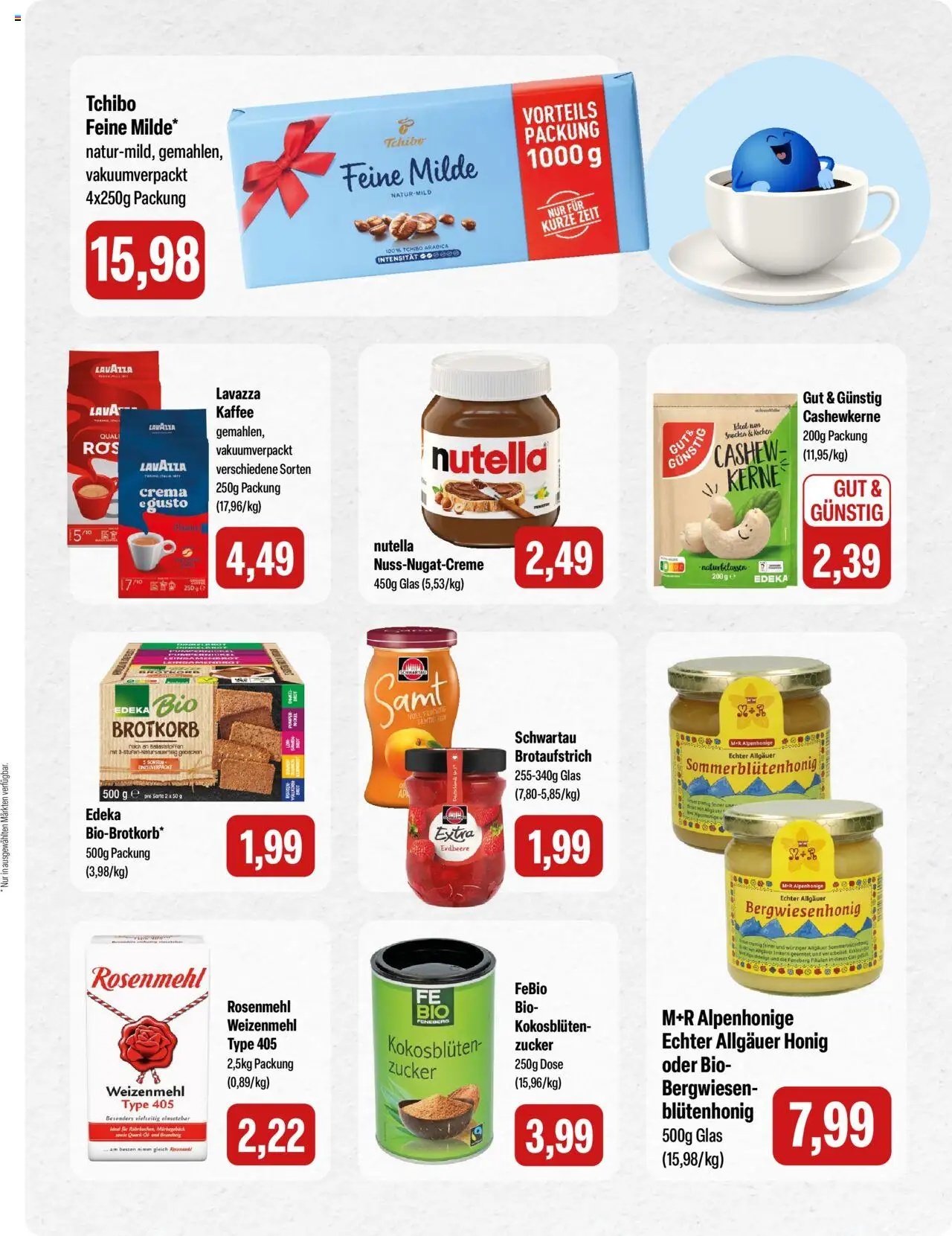 Feneberg Angebote – gültig ab 09.10.2025 | Seite: 11 | Produkte: Lavazza, Kaffee, Weizenmehl, Zucker
