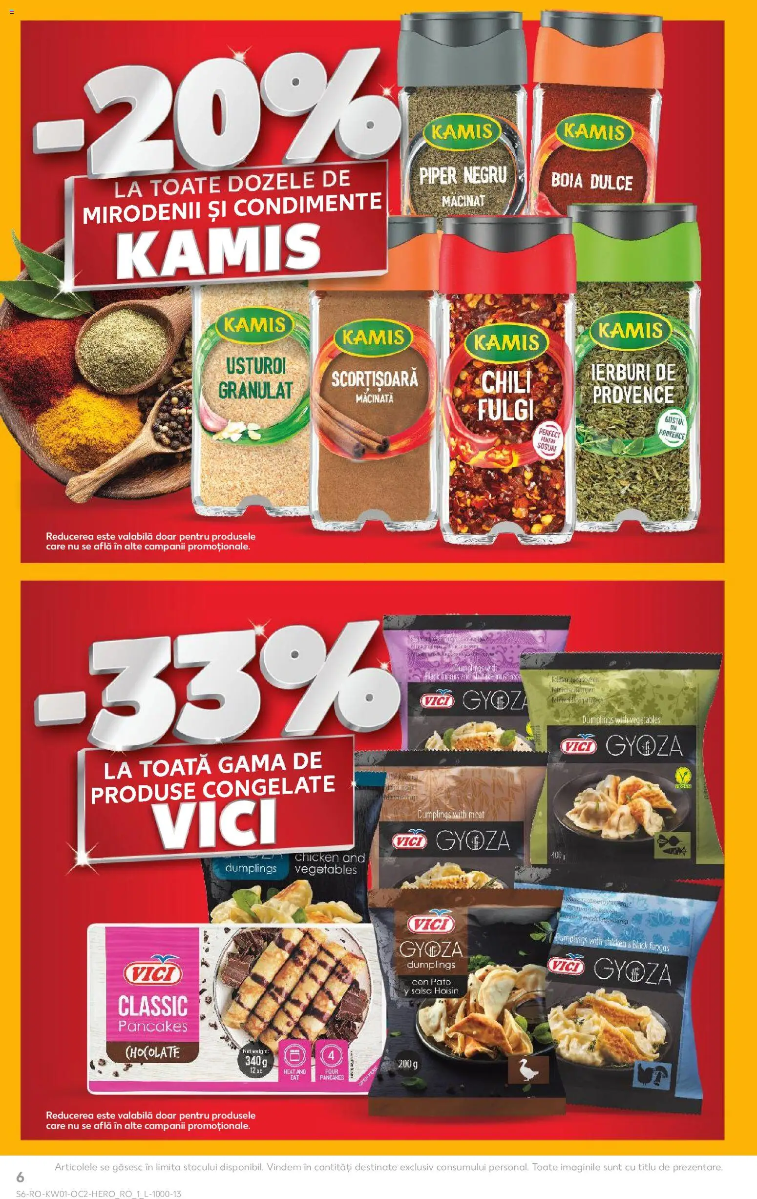Noul catalog Kaufland – valabil de la 31.12.2025 | Pagină: 6 | Produse: Fulgi, Condimente, Piper, Usturoi