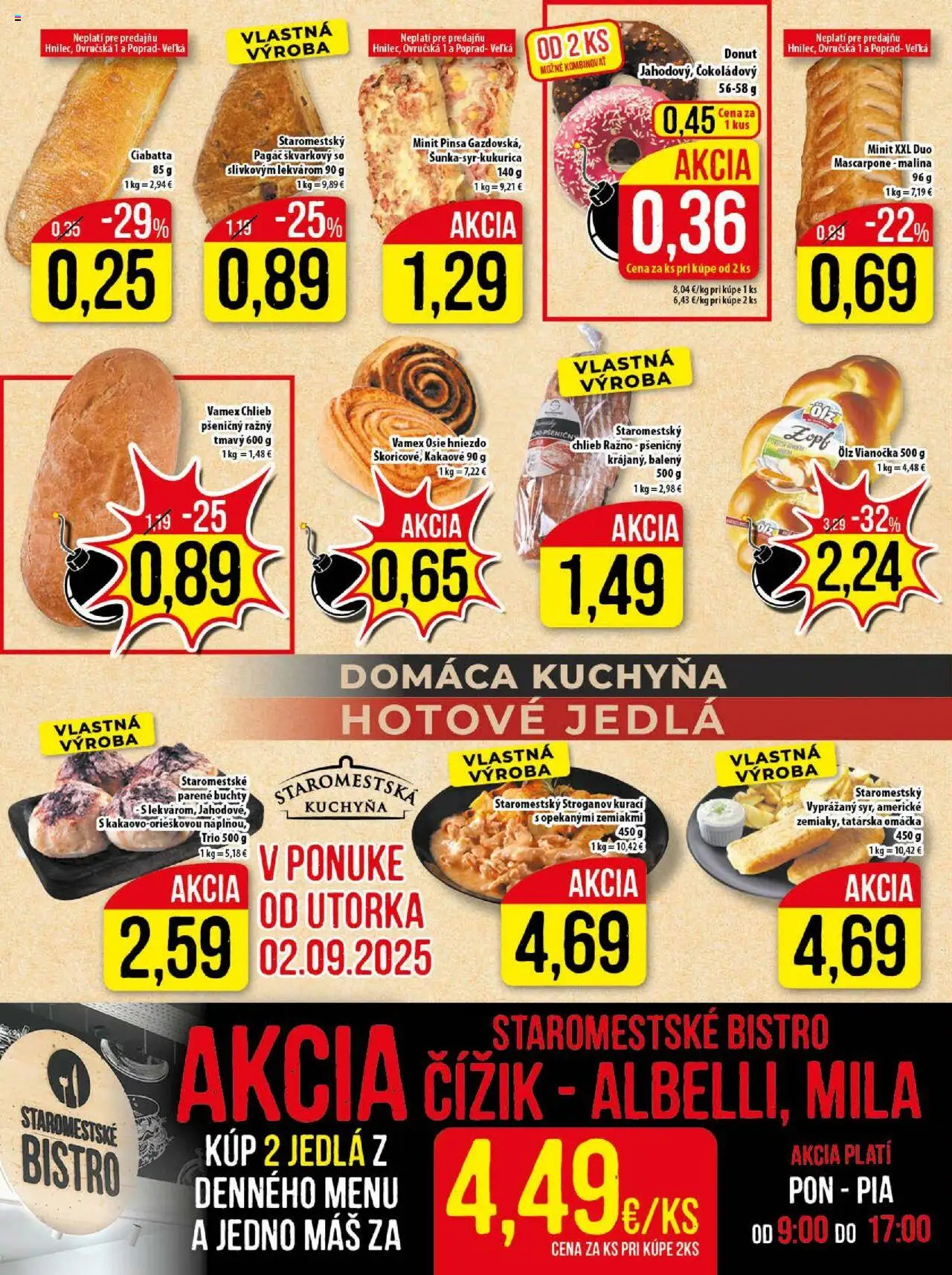 Klas leták │ platný od 01.09.2025 | Strana: 6 | Produkty: Kuchyňa, Mila, Tatárska omáčka