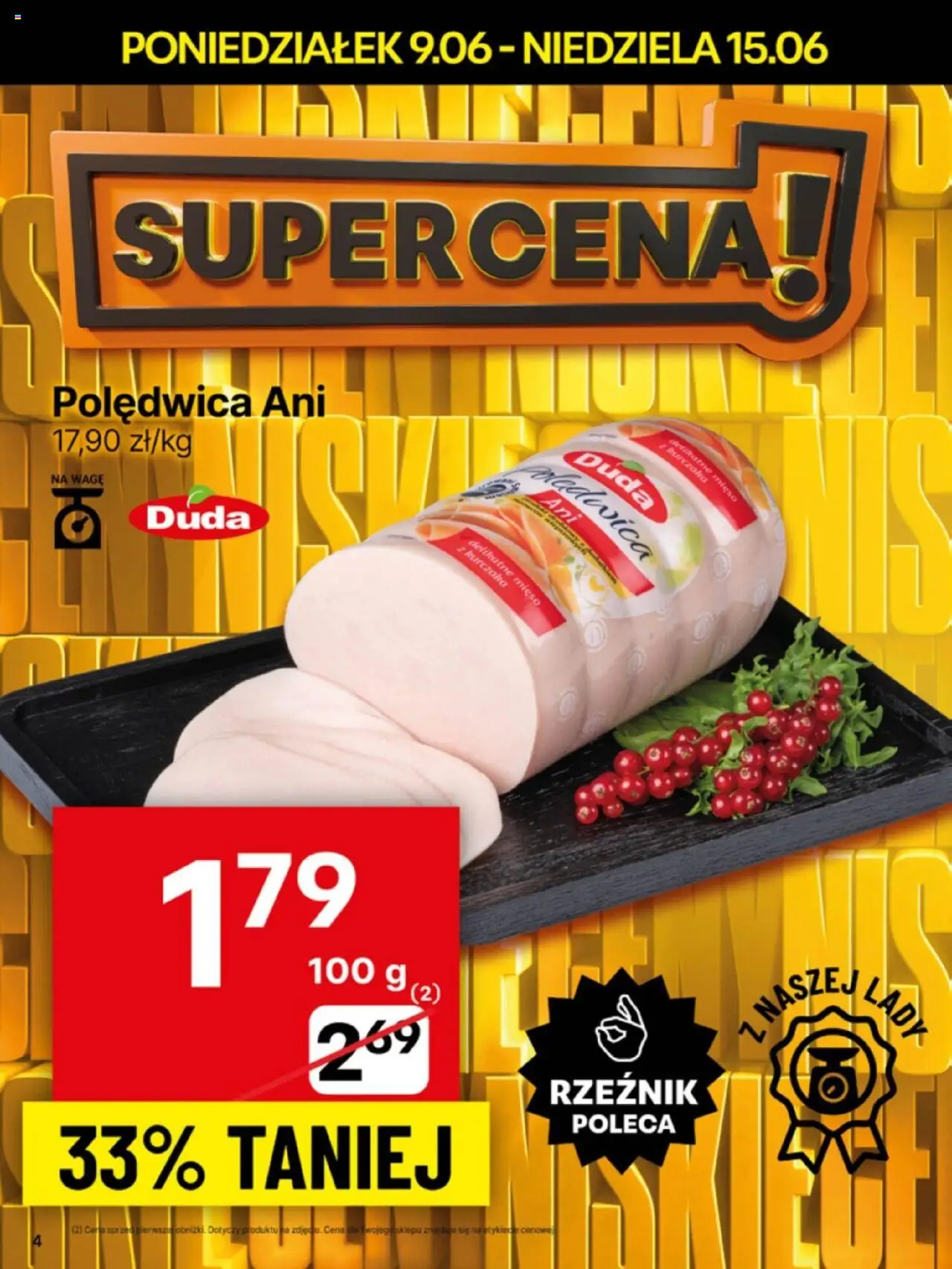 Delikatesy Centrum Gazetka - Sklepy Własne od 09.06.2025 | Strona: 4 | Produkty: Mięso, Mięso z kurczaka