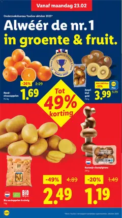 Zespri kiwi gold, Zespri kiwi gold 750 g - Voorbeeld van een folder van Lidl, geldig van 23.02.2026 | Pagina: 6