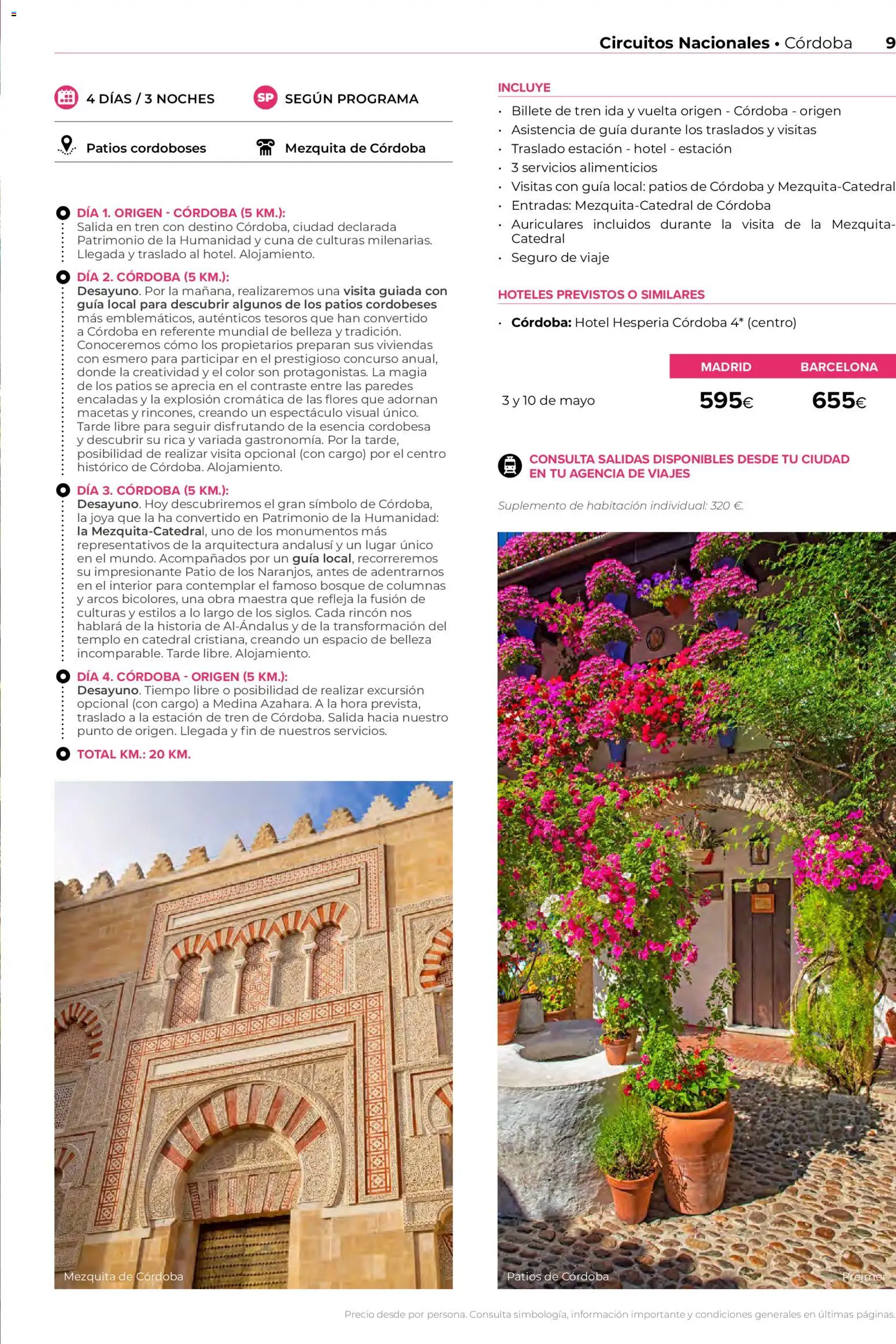 Viajes El Corte Inglés Circuitos exclusivos │ válido desde el 28.03.2026 | Página: 9 | Productos: Auriculares, Cuna