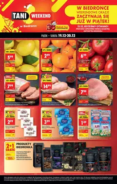 Pogląd oferty "Biedronka gazetka - Tani weekend" - ważna od 19.12.2025