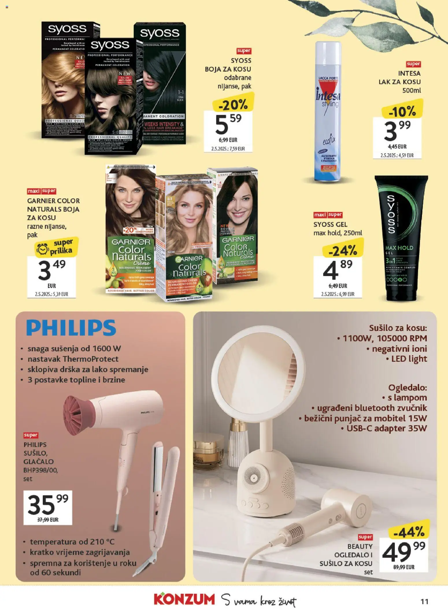 Konzum HR akciós ujság - amely érvényes a következő dátumtól: 03.02.2026 | Oldal: 11 | Termékek: Adapter