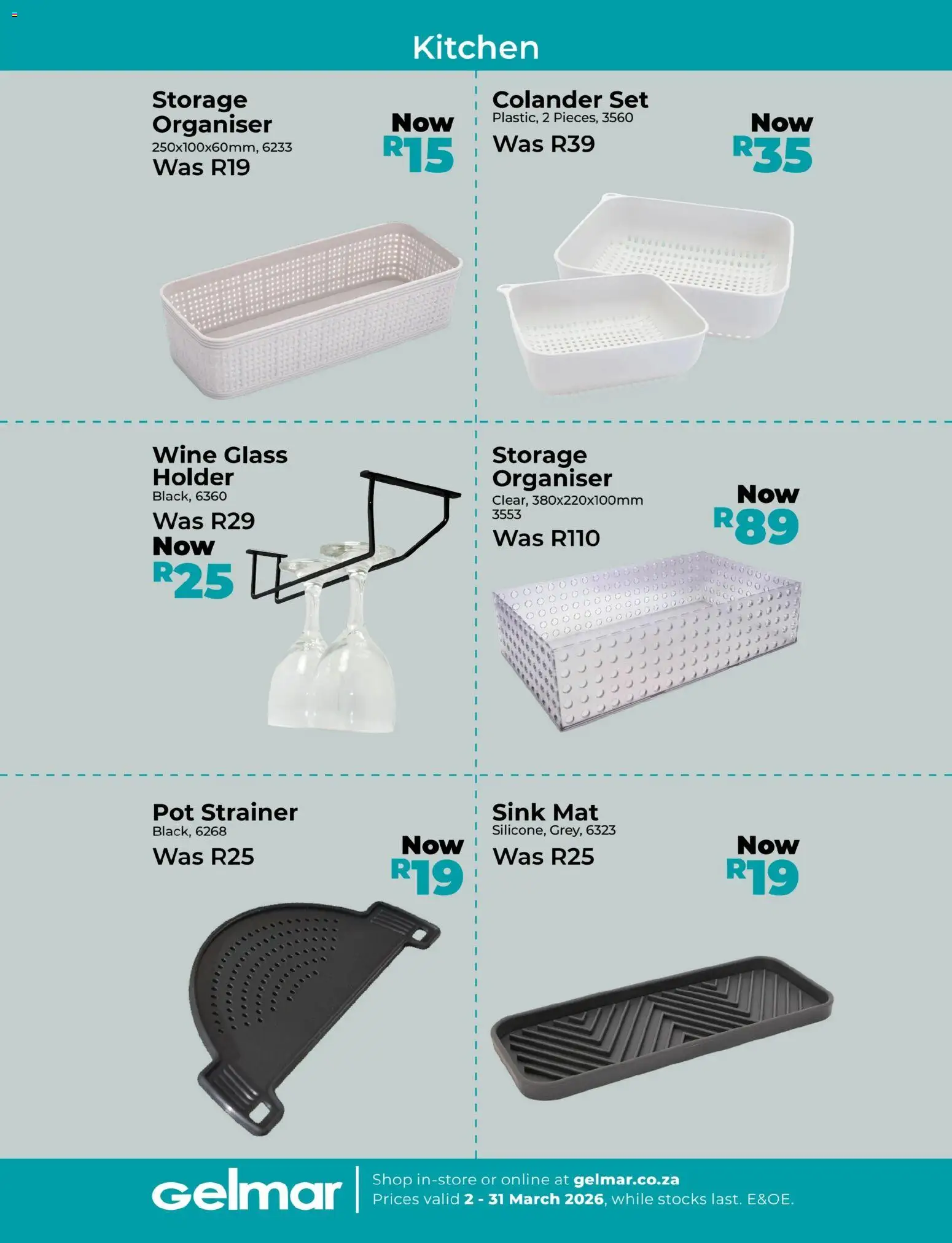 New Gelmar catalogue – valid from 02.03.2026 | Page: 15 | Products: Wine, Sink