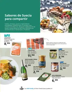 Vista previa Catálogo IKEA Family válido desde el 01.04.2026 | Página: 37 | Productos: Queso, Salmón ahumado, Filete, Κούβα