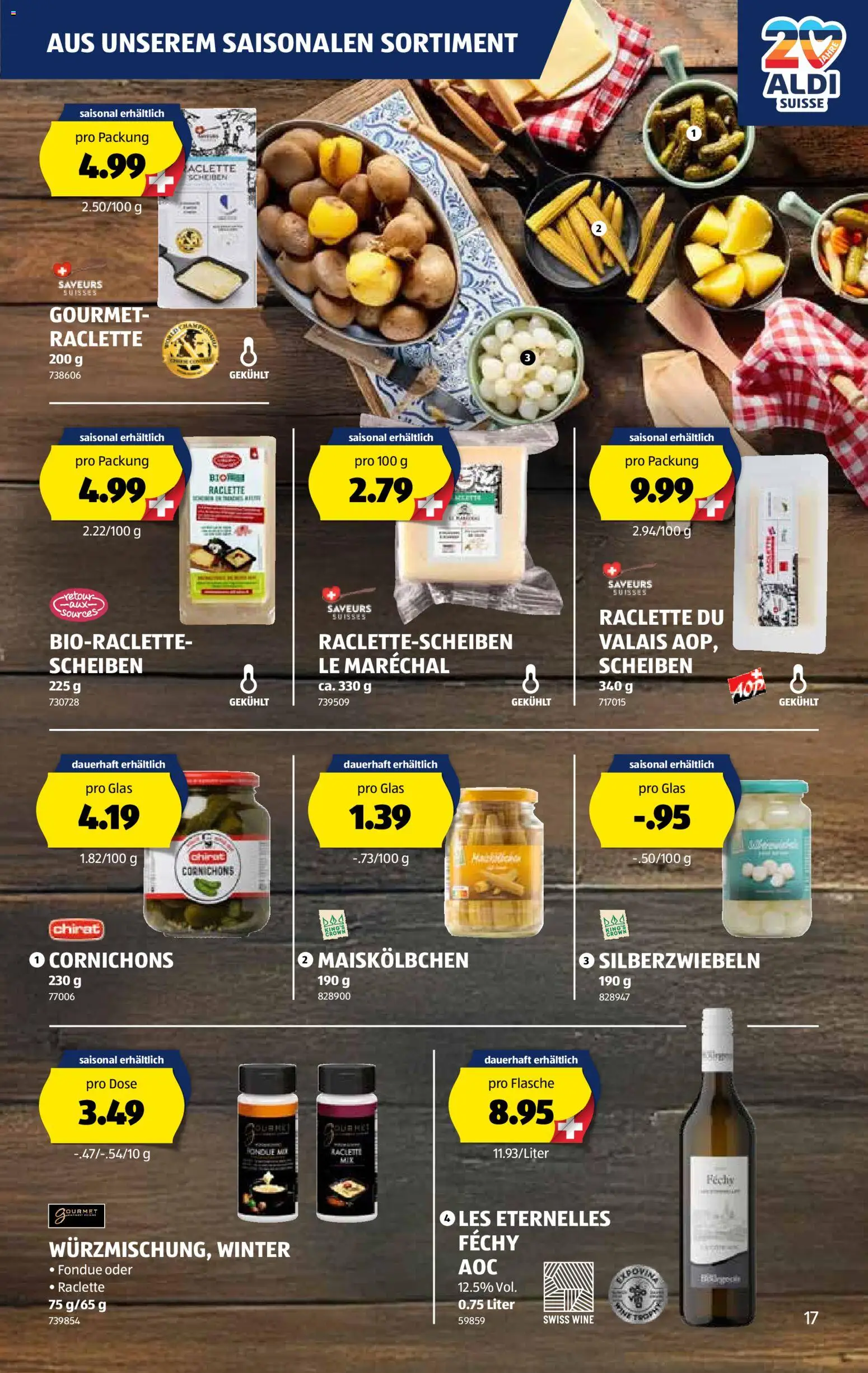 Aldi Aktionen – gültig ab 30.10.2025 | Seite: 18 | Produkte: Raclette, Fondue