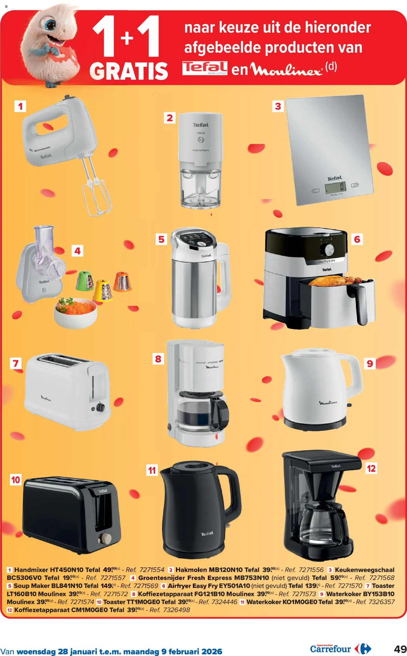 {H1} | Pagina: 49 | Producten: Waterkoker, Koffiezetapparaat, Toaster