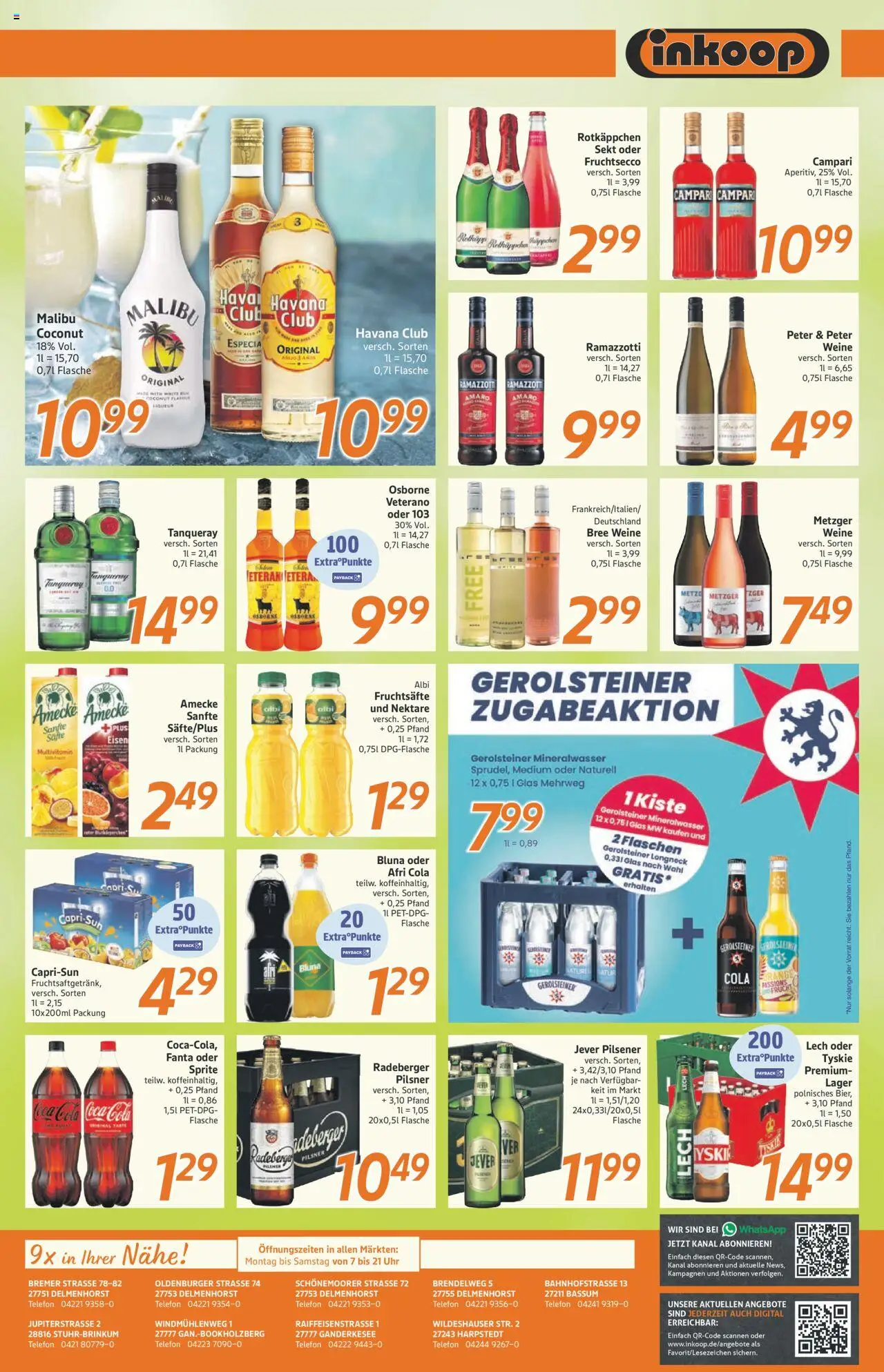 Inkoop Prospekt 	 – gültig ab 13.10.2025 | Seite: 7 | Produkte: Tyskie, Osborne, Bree, Fruchtsecco