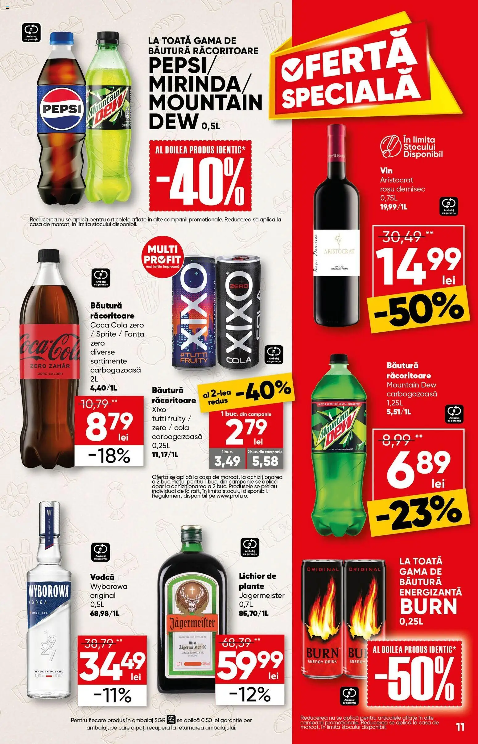 Noul catalog Profi – valabil de la 21.01.2026 | Pagină: 11 | Produse: Su ısıtıcı, Amerikan servis, Lichior, Vodka