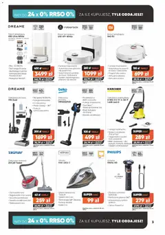 Pogląd oferty "Max elektro Black Friday" - ważna od 04.11.2025 | Strona: 3 | Produkty: Odkurzacz, Robot, Nawigacja, Odkurzacz pionowy