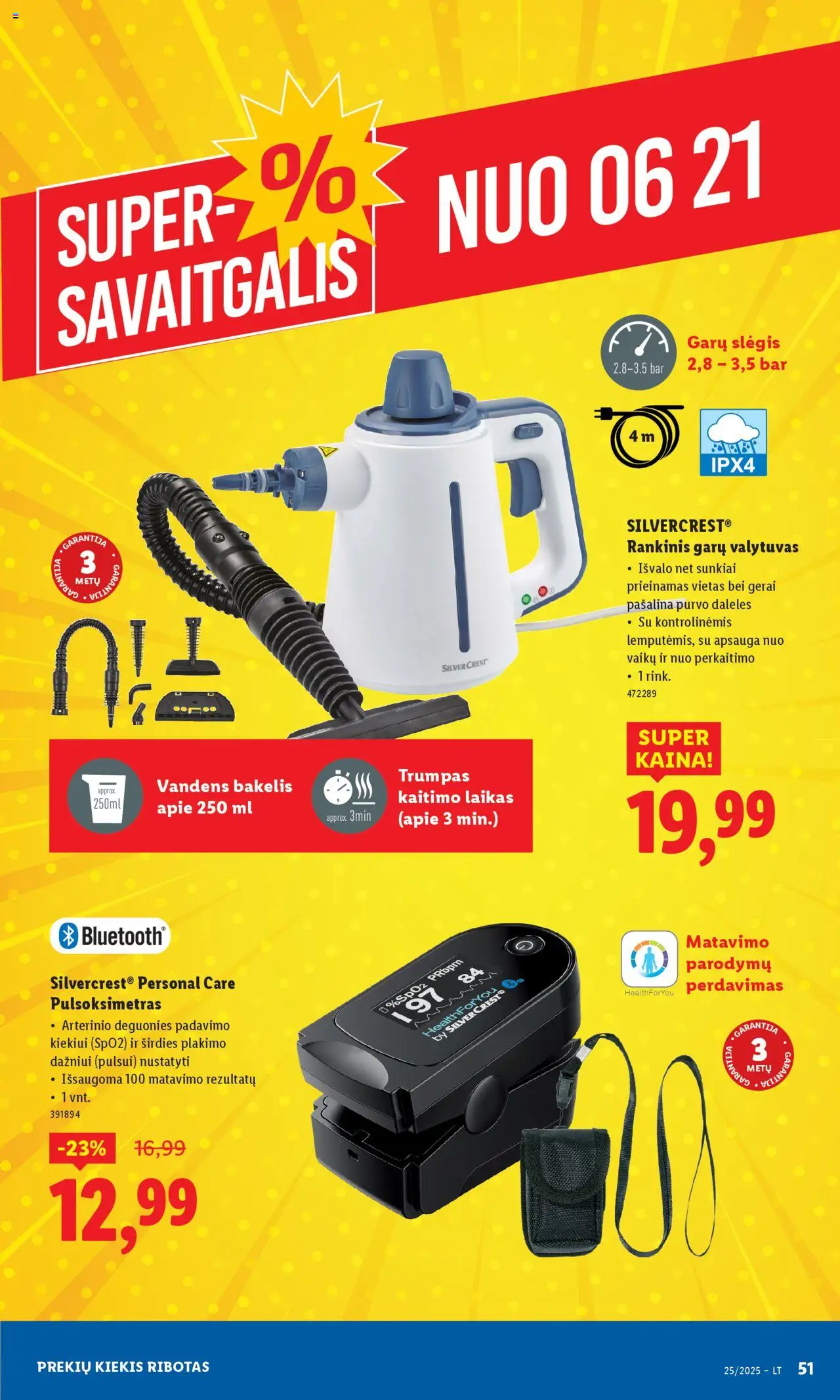 LIDL leidinys - Ne maisto prekių pasiūlymai│galioja nuo 16.06.2025 | Puslapis: 51
