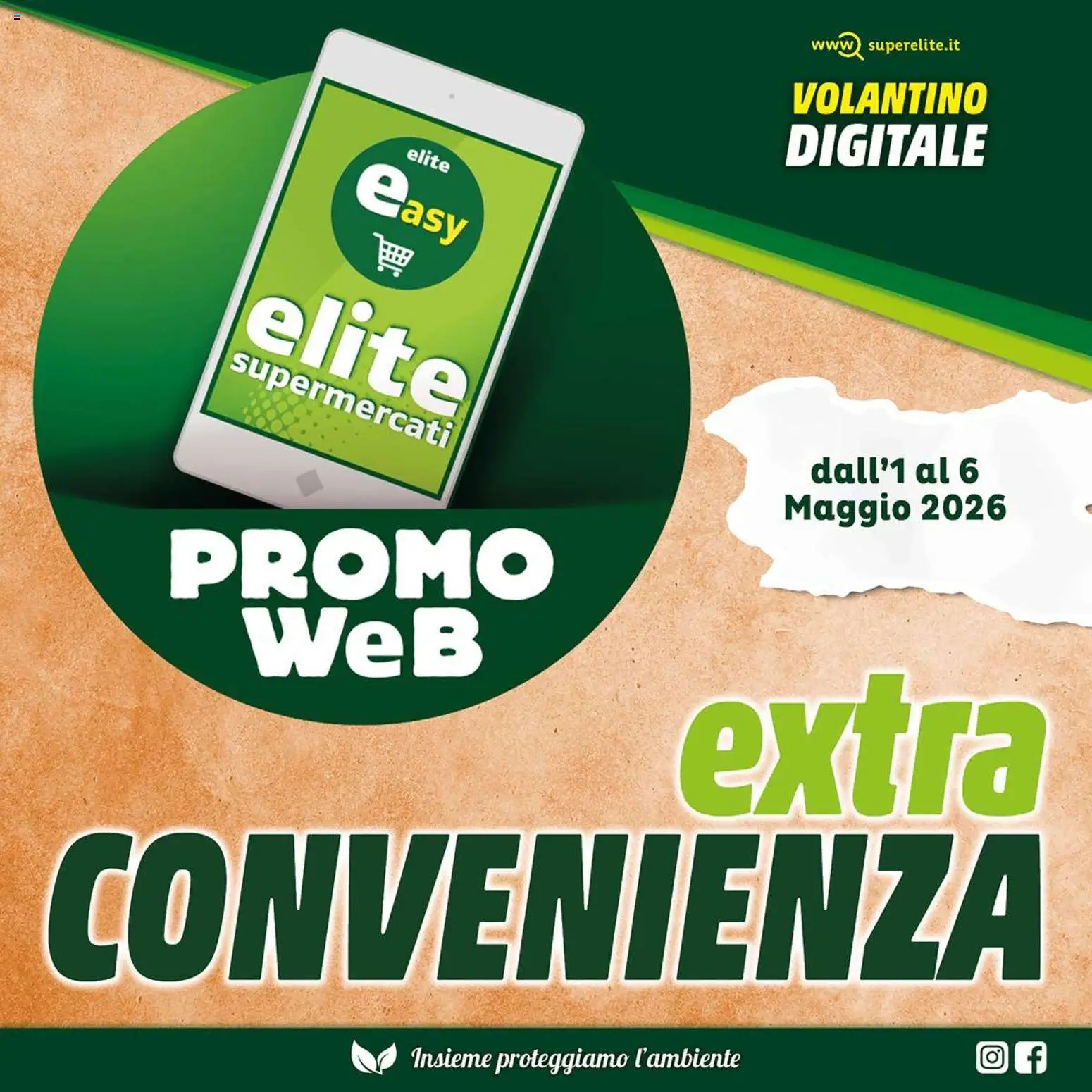 Volantino Elite Supermercati del 01.05.2026 | Pagina: 1