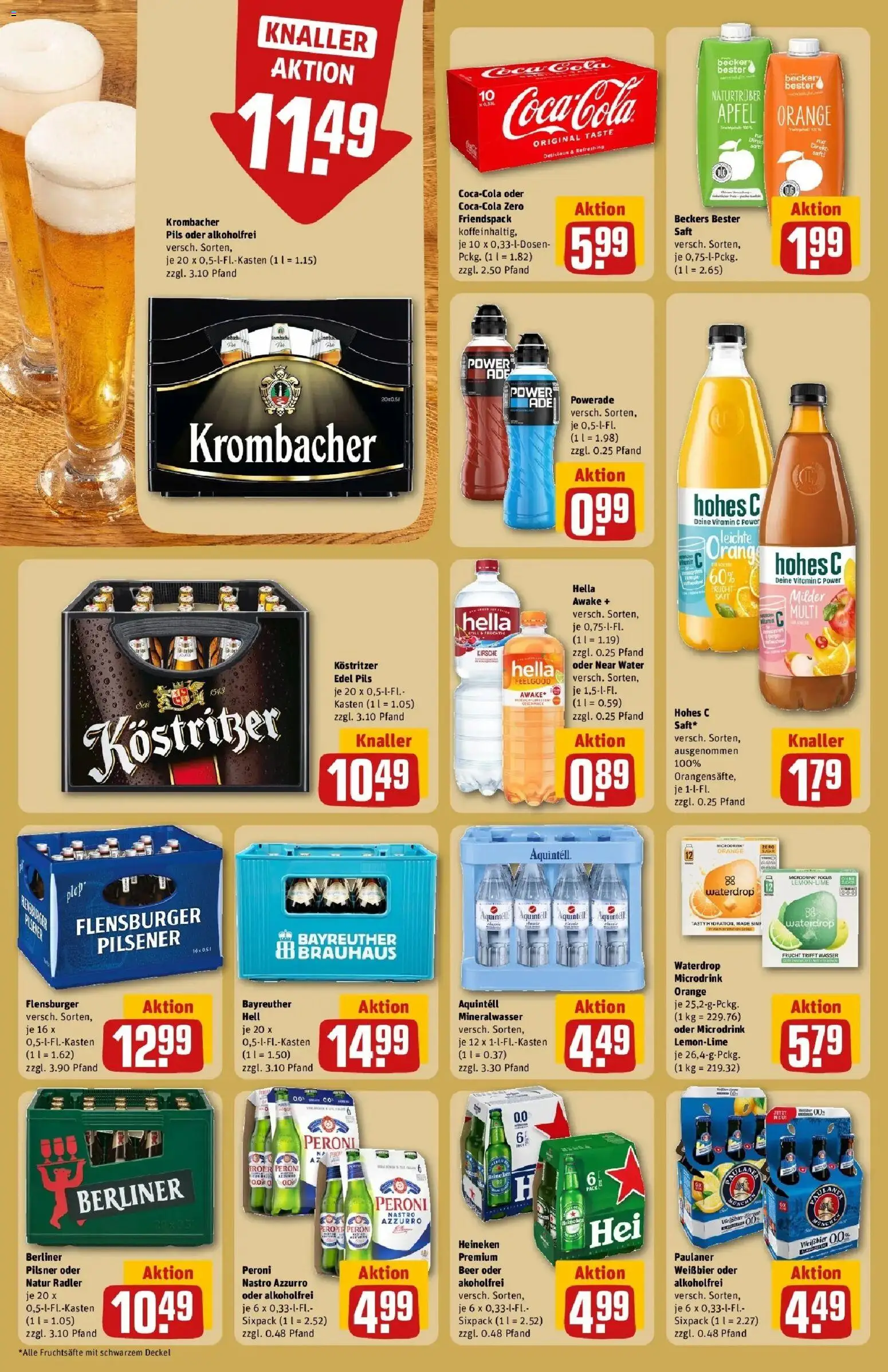 Rewe Prospekt Elsterwerda	 – gültig ab 02.03.2026 | Seite: 24 | Produkte: Coca cola, Weißbier, Pils, Mineralwasser