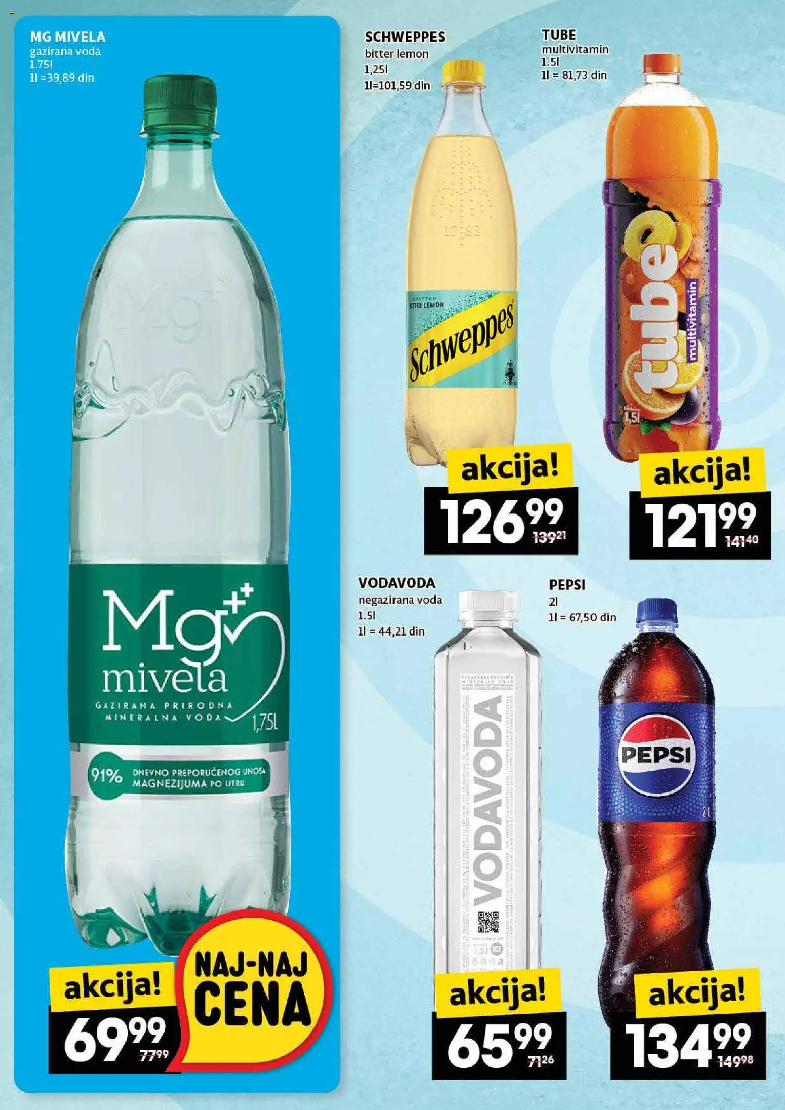 Roda katalog - važi od 27.11.2025 | Strana: 22 | Proizvode: Schweppes, Voda, Mineralna voda, Pepsi