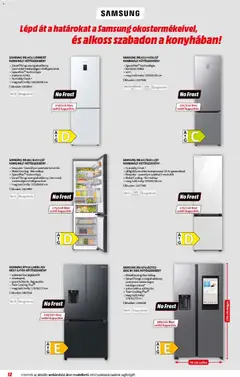 Media Markt Black Friday - amely érvényes a következő dátumtól: 05.11.2025 | Oldal: 12 | Termékek: Hűtőszekrény, Kompresszor, Kombinált hűtőszekrény, Samsung
