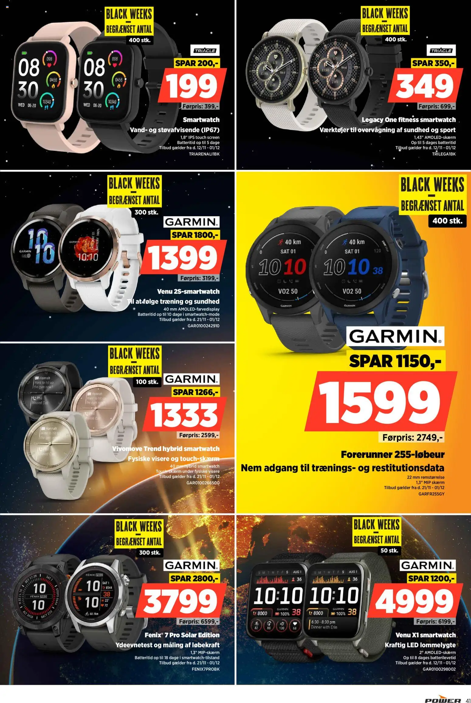 Power tilbudsavis – gyldig fra 28.11.2025 | Side: 41 | Produkter: Skærm, Maling, Smartwatch
