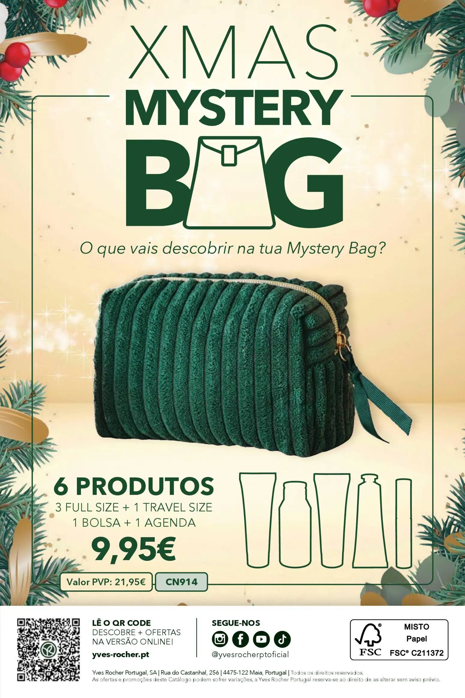Yves Rocher - Presente para ti │ válido de 12.12.2025 | Página: 12 | Produtos: Bolsa