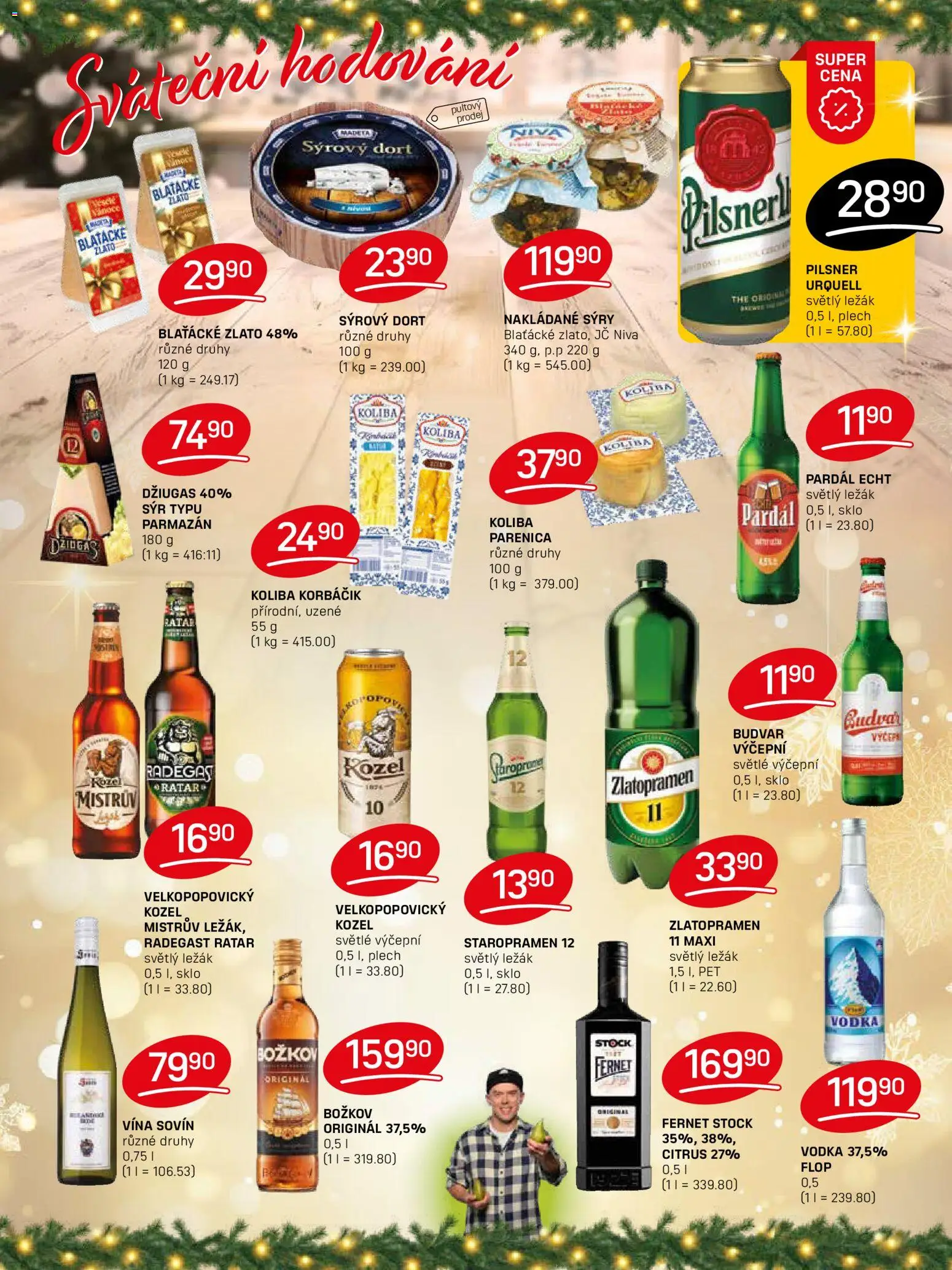 Flop leták od 26.11.2025 | Strana: 9 | Produkty: Staropramen, Staropramen 12, Sýry, Fernet