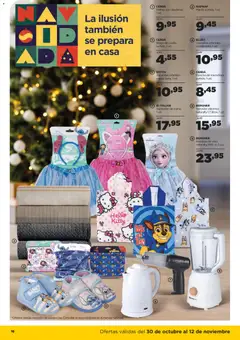 Vista previa Alimerka folleto Castilla y León válido desde el 30.10.2025 | Página: 16 | Productos: Zapatillas, Manta, Aspirador, Braga