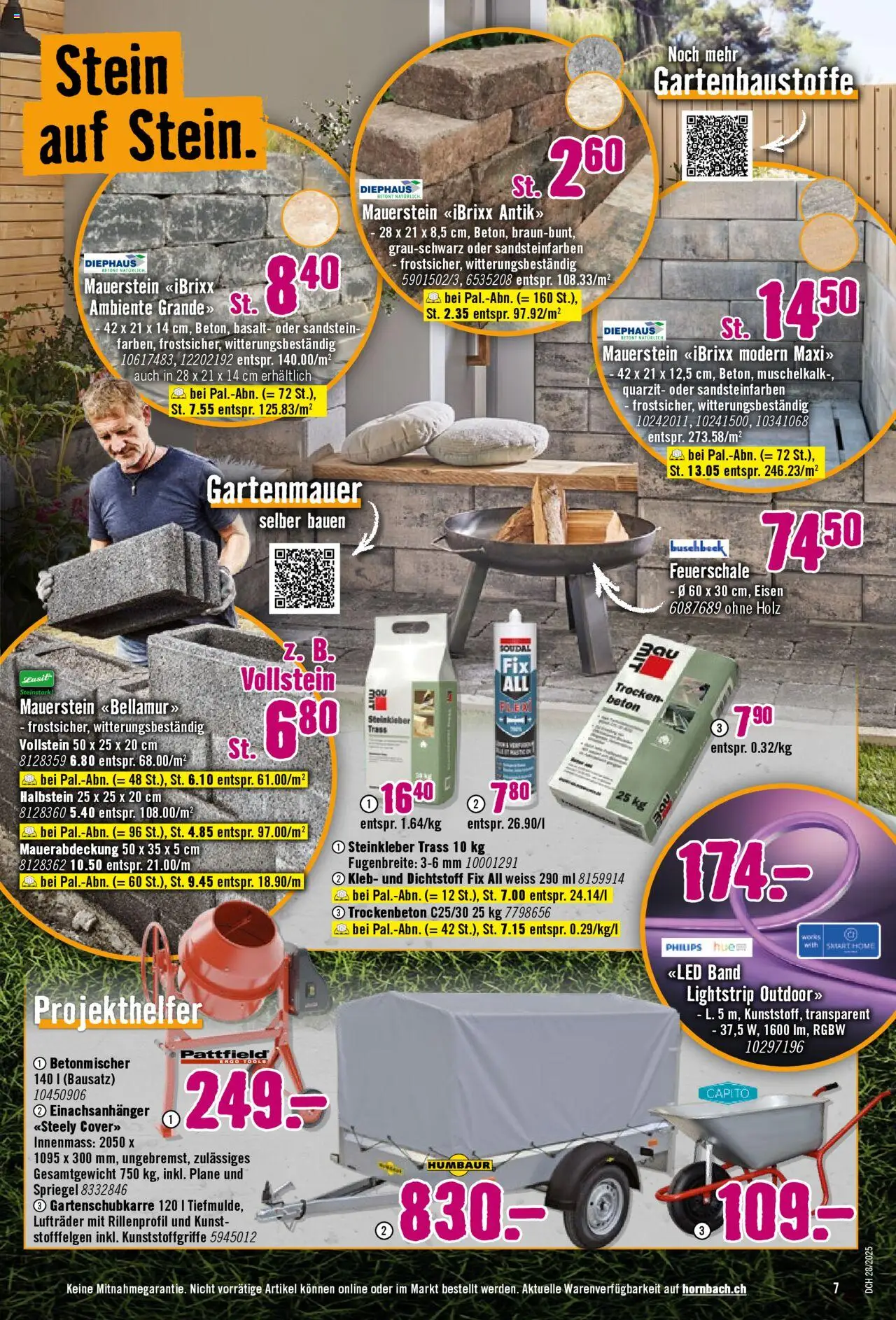 Hornbach Aktionen ab 07.07.2025 | Seite: 7 | Produkte: Eisen, Philips