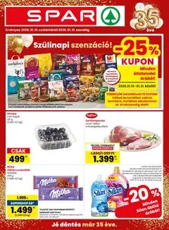 Spar Akciós újság - amely érvényes a következő dátumtól: 15.01.2026