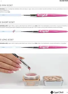 Crystal Nails 2026/27 Nagykatalógus - amely érvényes a következő dátumtól: 09.03.2026 | Oldal: 91 | Termékek: Ecset