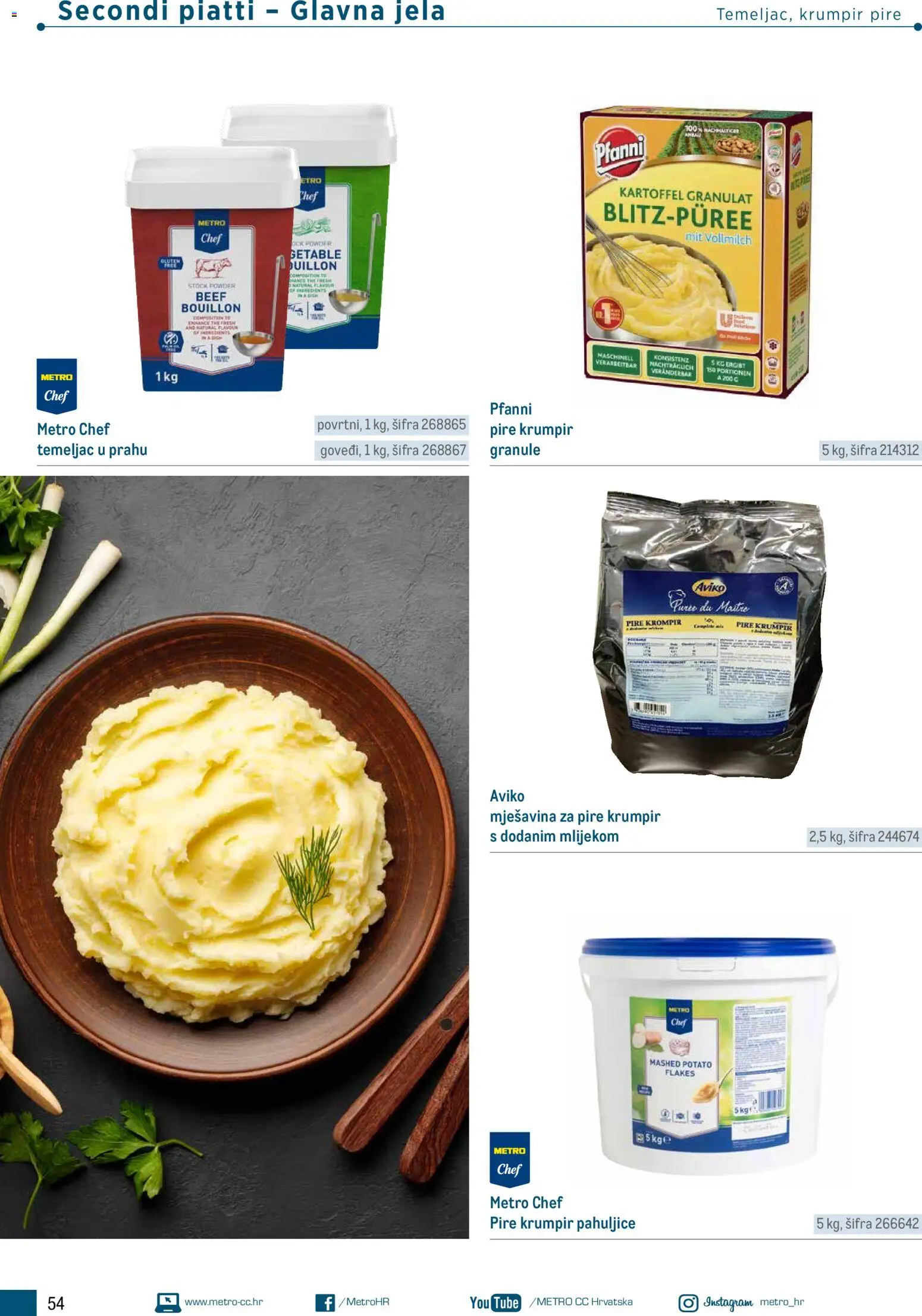 Metro katalog | vrijedi od 05.03.2026 | Stranica: 54 | Proizvodi: Pahuljice, Krumpir