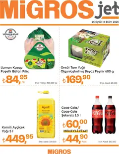 25.09.2025 tarihinden itibaren geçerli olan Migros kataloğu önizlemesi