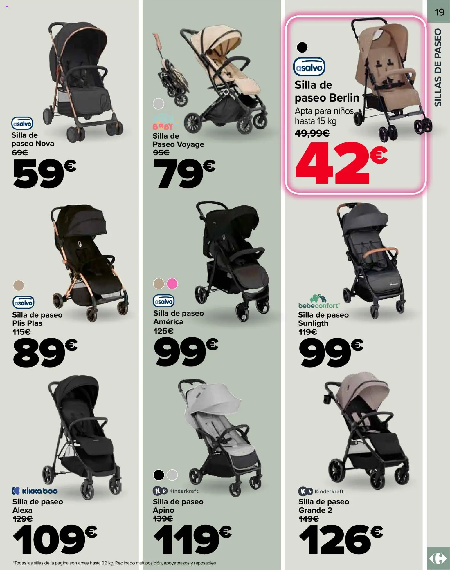 Carrefour Bebé │ válido desde el 25.02.2026 | Página: 19 | Productos: Reposapiés, Silla